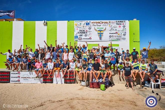 Group Photo - Hydrofoil Pro Tour Mexico © sebastiantron.com